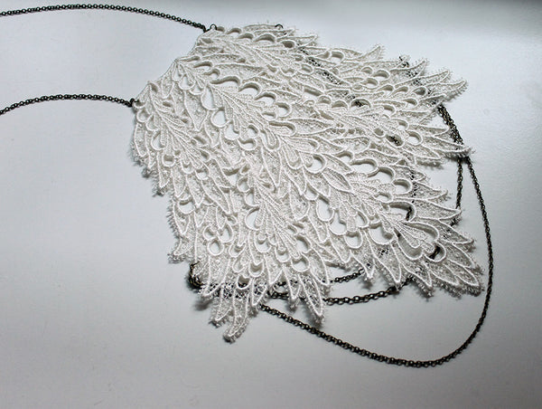 asiya ivory lace shoulder jewelry
