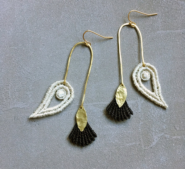 taro abstract modern earrings