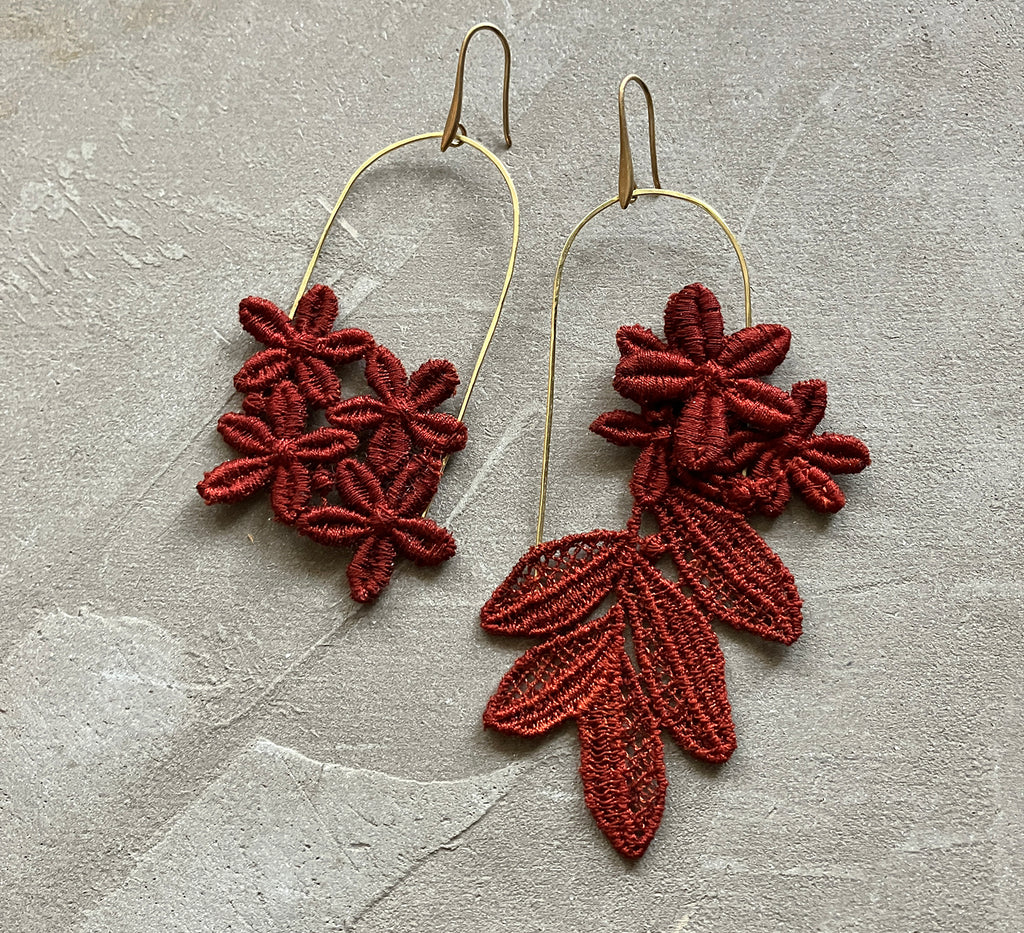 cressida asymmetrical earrings